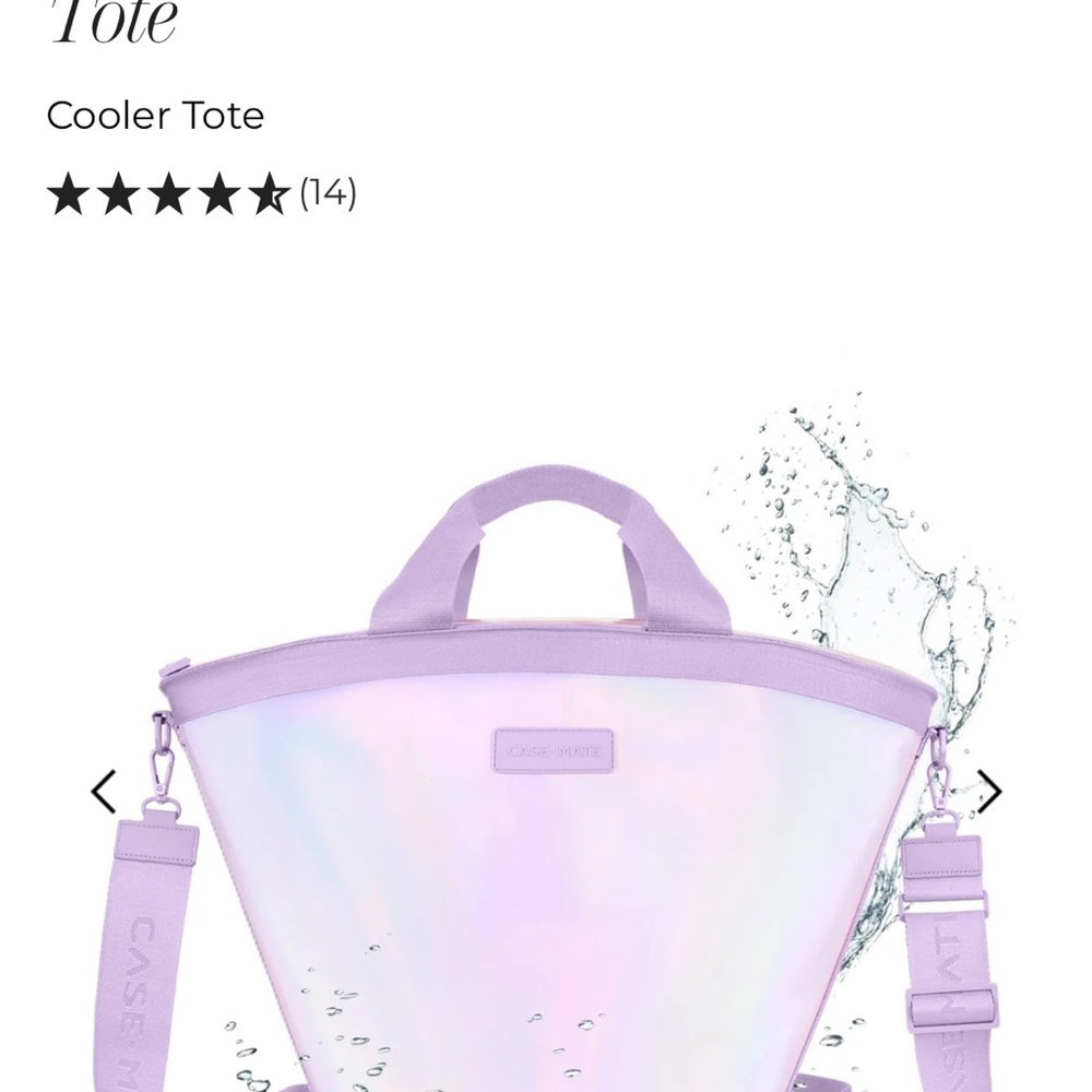 Case-Mate Iridescent Purple Tote